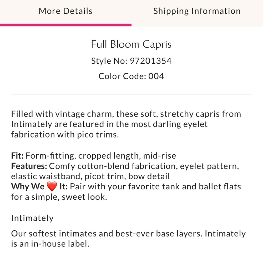 Free People | Full Bloom Capris | White - Picture 4 of 6